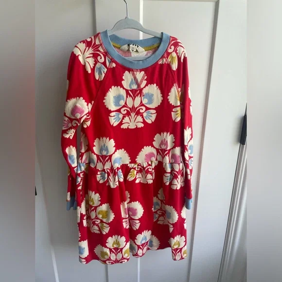 knee length dresses for ladies Sweatshirt Dress-Sugared Lilac Spring Garden